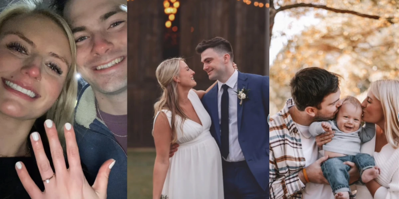'Shotgun' Wedding With Her High School Boyfriend While 6 Months Pregnant But He Was Not The Baby's Father
