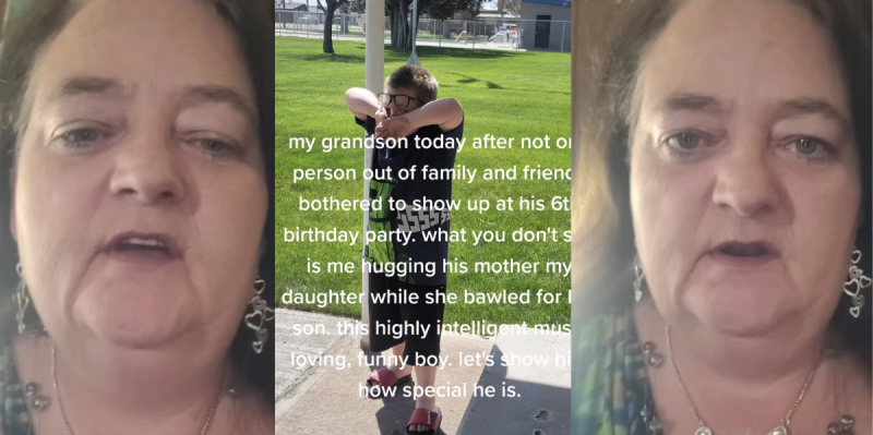 Bestemor legger ut barnebarnet sitt på 6 år gråtende etter at ingen familie eller venner dukket opp til bursdagsfesten hans - 'La oss vise ham hvor spesiell han er'
